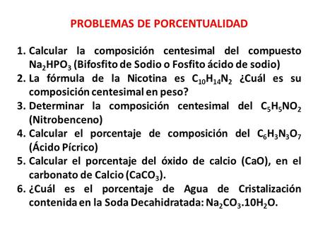 PROBLEMAS DE PORCENTUALIDAD