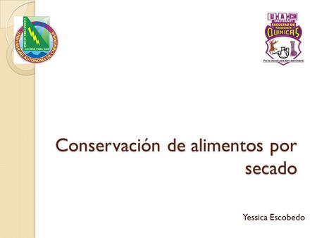 Conservación de alimentos por secado