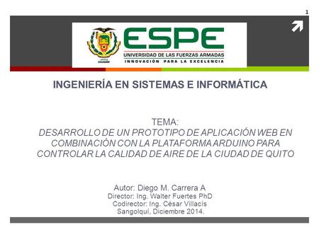 INGENIERÍA EN SISTEMAS E INFORMÁTICA