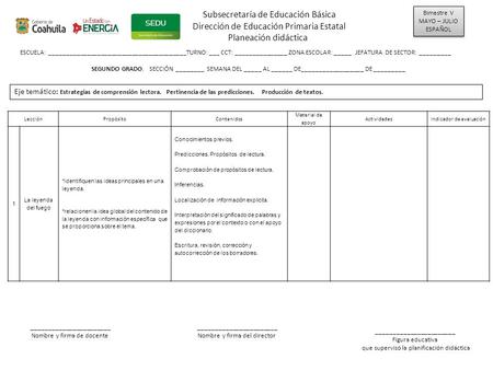 Subsecretaría de Educación Básica