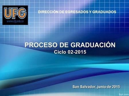 PROCESO DE GRADUACIÓN Ciclo