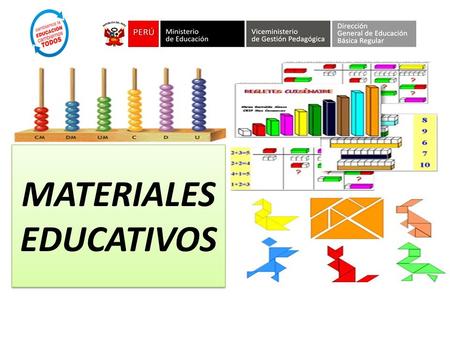 MATERIALES EDUCATIVOS