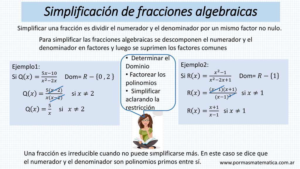 Simplificar fracciones algebraicas - raiz cuadrada - raiz cuadrada