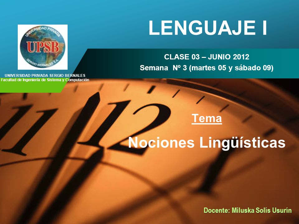 LENGUAJE I Nociones Lingüísticas Tema CLASE 03 – JUNIO ppt descargar