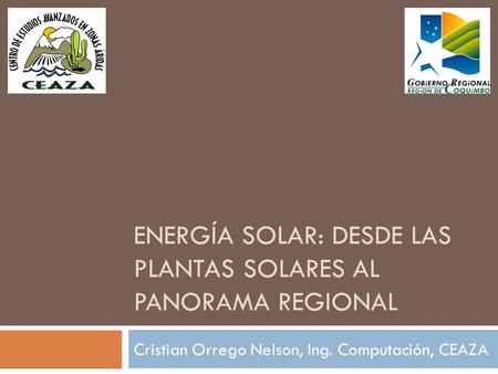ENERGÍA SOLAR: desde las PLANTAS SOLARES al panorama REGIONAL