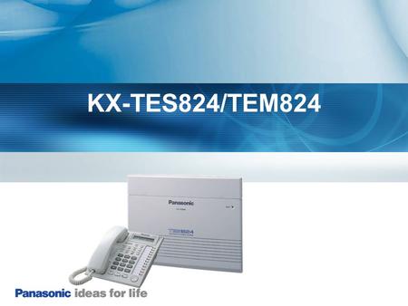 KX-TES824/TEM824 explain about TDA100D. Contents are following.