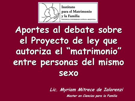 Master en Ciencias para la Familia