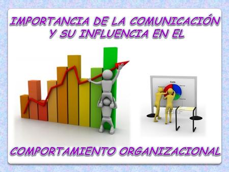 IMPORTANCIA DE LA COMUNICACIÓN COMPORTAMIENTO ORGANIZACIONAL