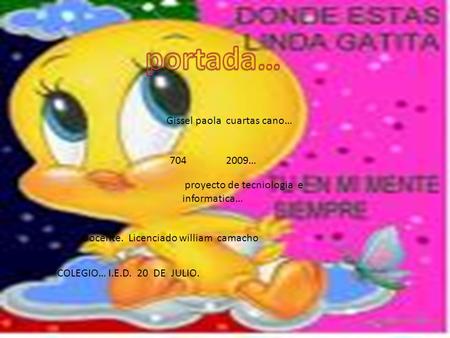 portada… Gissel paola cuartas cano… …