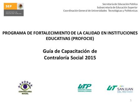 Guía de Capacitación de