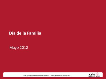 Día de la Familia Mayo 2012.