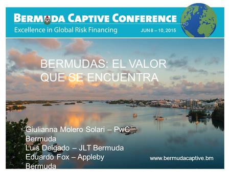 Title Slide BERMUDAS: El valor que se encuentra
