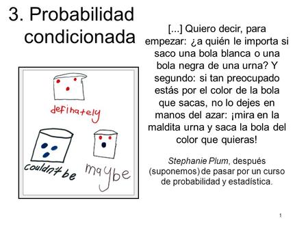 3. Probabilidad condicionada