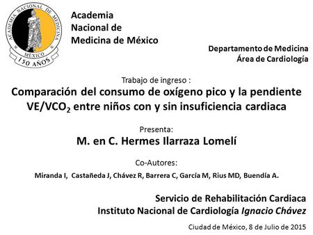 M. en C. Hermes Ilarraza Lomelí