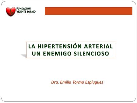 LA HIPERTENSIÓN ARTERIAL