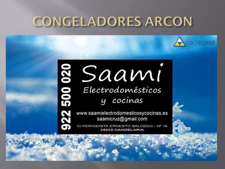 CONGELADORES ARCON.