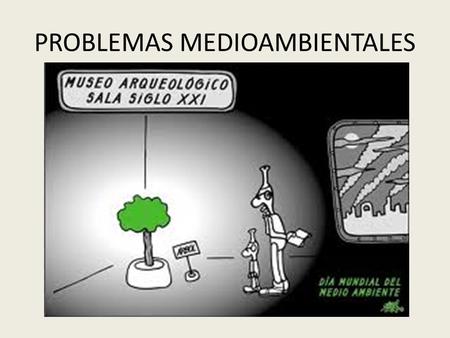 PROBLEMAS MEDIOAMBIENTALES