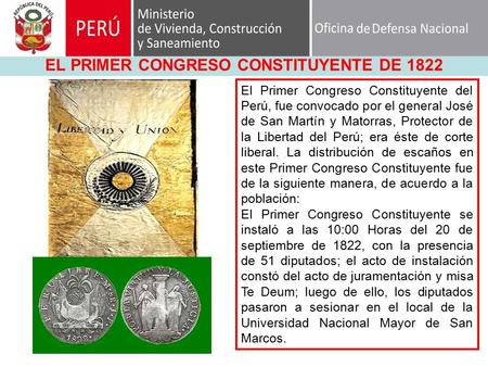 EL PRIMER CONGRESO CONSTITUYENTE DE 1822