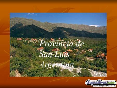 Provincia de San Luis Argentina Algarrobo abuelo.