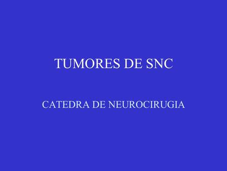 CATEDRA DE NEUROCIRUGIA