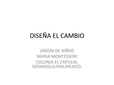 COLONIA EL CAPULIN, SOYANIQUILPAN,MEXICO.