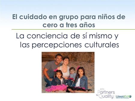 El cuidado en grupo para niños de cero a tres años
