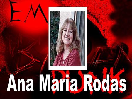 Ana Maria Rodas.