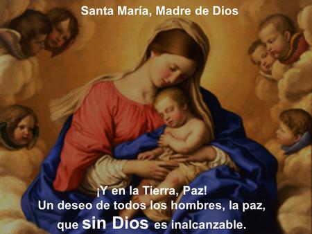 Santa María, Madre de Dios