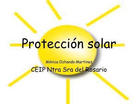 Mónica Ochando Martinez CEIP Ntra Sra del Rosario