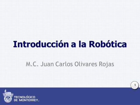 Introducción a la Robótica