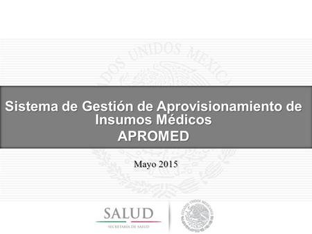 Sistema de Gestión de Aprovisionamiento de Insumos Médicos