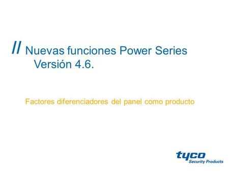 Nuevas funciones Power Series Versión 4.6.