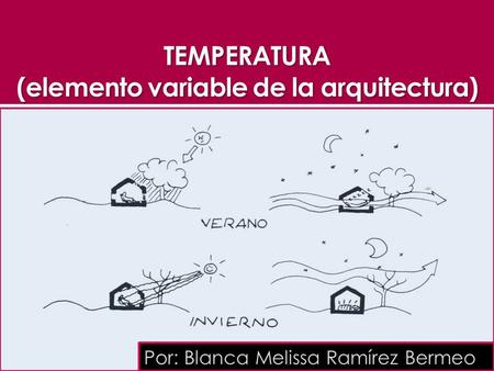 Por: Blanca Melissa Ramírez Bermeo. la temperatura es una magnitud física que refleja la cantidad de calor, ya sea de un cuerpo, de un objeto o del ambiente.