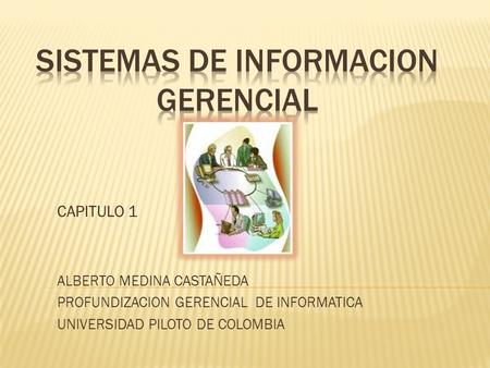 SISTEMAS DE INFORMACION GERENCIAL