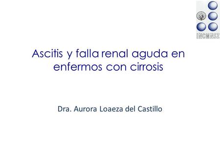 Ascitis y falla renal aguda en enfermos con cirrosis