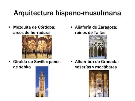 Arquitectura hispano-musulmana