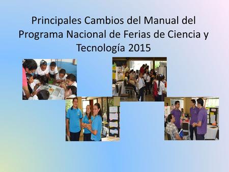 Estructura del Programa Nacional de Ferias de Ciencia y Tecnología