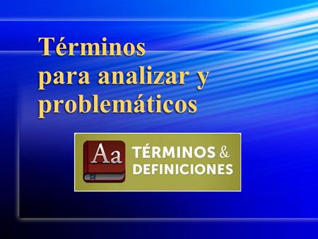 Términos para analizar y problemáticos. ¿Uno o dos continentes?