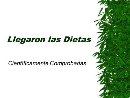 Científicamente Comprobadas