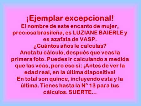¡Ejemplar excepcional