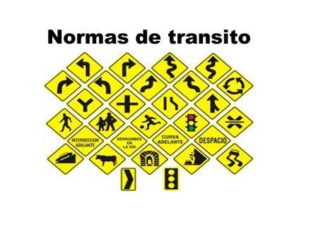 Normas de transito.