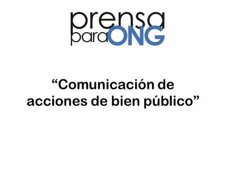 “Comunicación de acciones de bien público”. Pablo Gandino (39 años) - Periodista ( UCA 2000) - Locutor ( ISER 1993) - Trayectoria profesional: Radio Rivadavia.