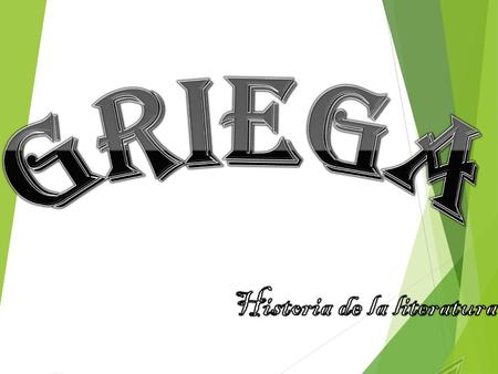 Historia de la literatura