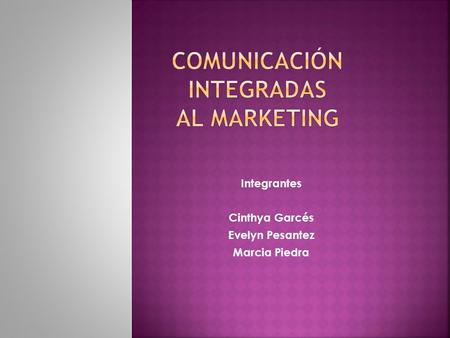 comunicación integradas al marketing