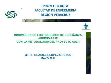 PROYECTO AULA FACULTAD DE ENFERMERIA REGION VERACRUZ