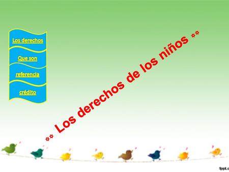 YY Los derechos de los niños YY