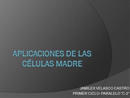 Aplicaciones de las células madre