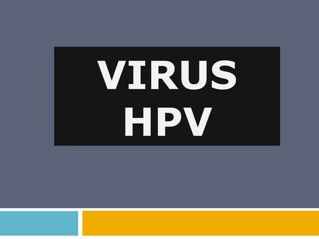 VIRUS HPV.