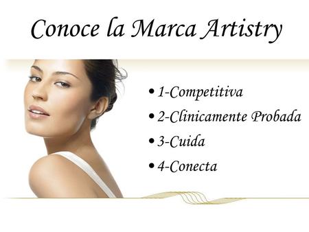 Conoce la Marca Artistry