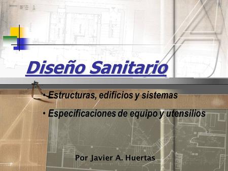 Diseño Sanitario Estructuras, edificios y sistemas